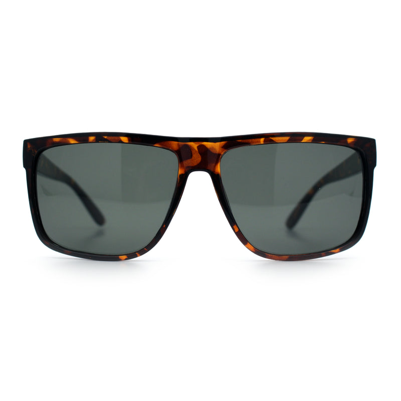 SA106 Temper Glass Shatterpoof Lens Oversize Thin Plastic Horned Sunglasses