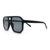 Mens Octagon Geometric Plastic Racer Mob Pilots Sunglasses
