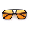 Mens Octagon Geometric Plastic Racer Mob Pilots Sunglasses