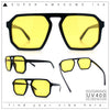 Mens Octagon Geometric Plastic Racer Mob Pilots Sunglasses