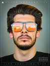 Mens Octagon Geometric Plastic Racer Mob Pilots Sunglasses