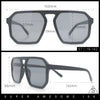 Mens Octagon Geometric Plastic Racer Mob Pilots Sunglasses
