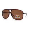 Polarized Oversize Large Thin Plastic Racer Mens Sport Aviator Sunglasses