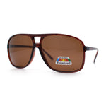 Polarized Oversize Large Thin Plastic Racer Mens Sport Aviator Sunglasses