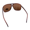 Polarized Oversize Large Thin Plastic Racer Mens Sport Aviator Sunglasses