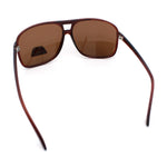 Polarized Oversize Large Thin Plastic Racer Mens Sport Aviator Sunglasses