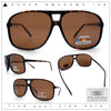 Polarized Oversize Large Thin Plastic Racer Mens Sport Aviator Sunglasses