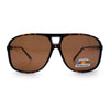 Polarized Oversize Large Thin Plastic Racer Mens Sport Aviator Sunglasses
