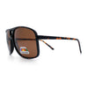Polarized Oversize Large Thin Plastic Racer Mens Sport Aviator Sunglasses