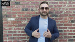 Mens Rectangle Double Bridge Half Rim Wood Grain Arm Mob Sunglasses