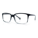 Stylish Classic Thin Plastic Rectangular Horn Rim Reading Glasses