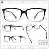 Stylish Classic Thin Plastic Rectangular Horn Rim Reading Glasses