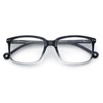 Stylish Classic Thin Plastic Rectangular Horn Rim Reading Glasses