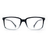 Stylish Classic Thin Plastic Rectangular Horn Rim Reading Glasses