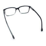 Stylish Classic Thin Plastic Rectangular Horn Rim Reading Glasses