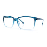 Stylish Classic Thin Plastic Rectangular Horn Rim Reading Glasses