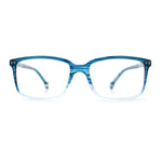 Stylish Classic Thin Plastic Rectangular Horn Rim Reading Glasses