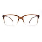 Stylish Classic Thin Plastic Rectangular Horn Rim Reading Glasses
