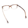 Stylish Classic Thin Plastic Rectangular Horn Rim Reading Glasses