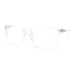 Stylish Classic Thin Plastic Rectangular Horn Rim Reading Glasses