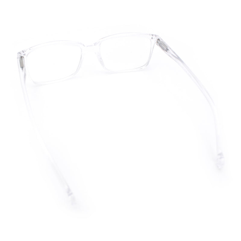 Stylish Classic Thin Plastic Rectangular Horn Rim Reading Glasses