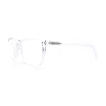 Stylish Classic Thin Plastic Rectangular Horn Rim Reading Glasses