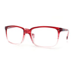 Stylish Classic Thin Plastic Rectangular Horn Rim Reading Glasses