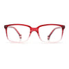 Stylish Classic Thin Plastic Rectangular Horn Rim Reading Glasses