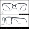 Stylish Classic Thin Plastic Rectangular Horn Rim Reading Glasses