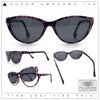 Cateye Magnetic Clip On Polarized Sunglasses On Bifocal Reading Glasses