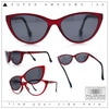 Cateye Magnetic Clip On Polarized Sunglasses On Bifocal Reading Glasses