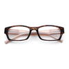 Fancy Narrow Rectangle Spring Hinge Light Weight Plastic Reading Glasses