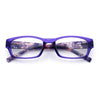 Fancy Narrow Rectangle Spring Hinge Light Weight Plastic Reading Glasses