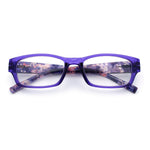 Fancy Narrow Rectangle Spring Hinge Light Weight Plastic Reading Glasses