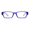 Fancy Narrow Rectangle Spring Hinge Light Weight Plastic Reading Glasses