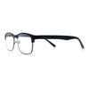 Classic Half Rim Contemporary Fashion Rectangle Powered Reading Glasses