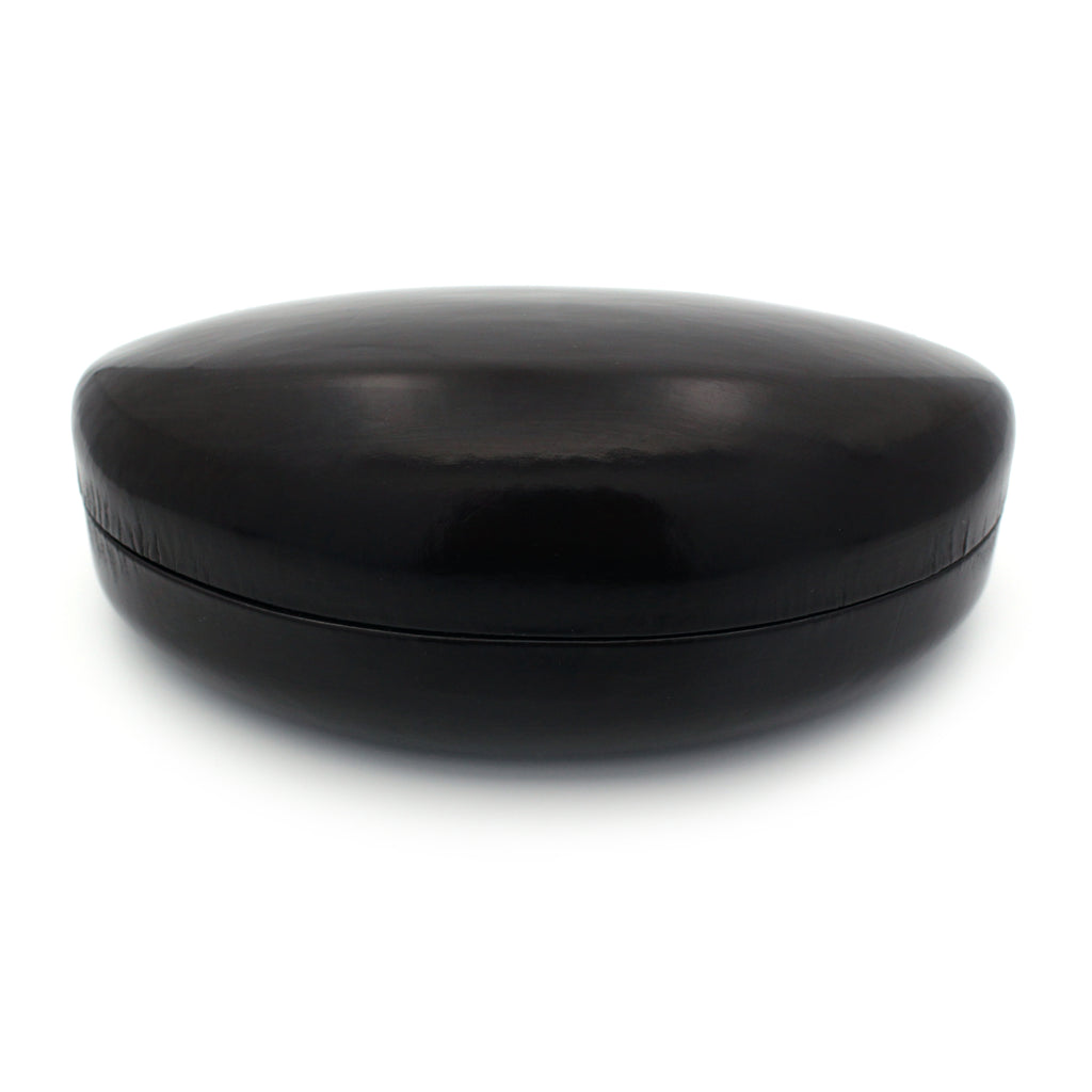 Spring Closure Oversized Pop Color Oval Eyewear Carrying Hard Case
