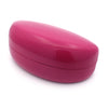 Spring Closure Oversized Pop Color Oval Eyewear Carrying Hard Case