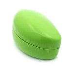 Spring Closure Oversized Pop Color Oval Eyewear Carrying Hard Case