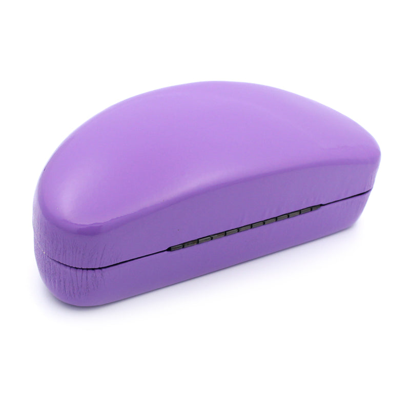 Spring Closure Oversized Pop Color Oval Eyewear Carrying Hard Case