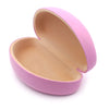 Spring Closure Oversized Pop Color Oval Eyewear Carrying Hard Case