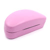 Spring Closure Oversized Pop Color Oval Eyewear Carrying Hard Case