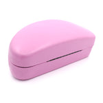 Spring Closure Oversized Pop Color Oval Eyewear Carrying Hard Case