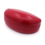 Spring Closure Oversized Pop Color Oval Eyewear Carrying Hard Case