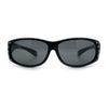 Polarized Womens Small Snug Rhinestone Studded OTG Fit Over Sunglasses