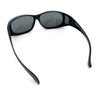 Polarized Womens Small Snug Rhinestone Studded OTG Fit Over Sunglasses