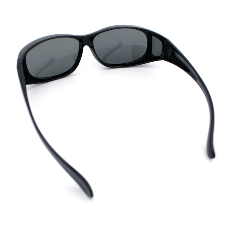 Polarized Womens Small Snug Rhinestone Studded OTG Fit Over Sunglasses