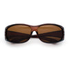 Polarized Womens Small Snug Rhinestone Studded OTG Fit Over Sunglasses
