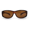 Polarized Womens Small Snug Rhinestone Studded OTG Fit Over Sunglasses