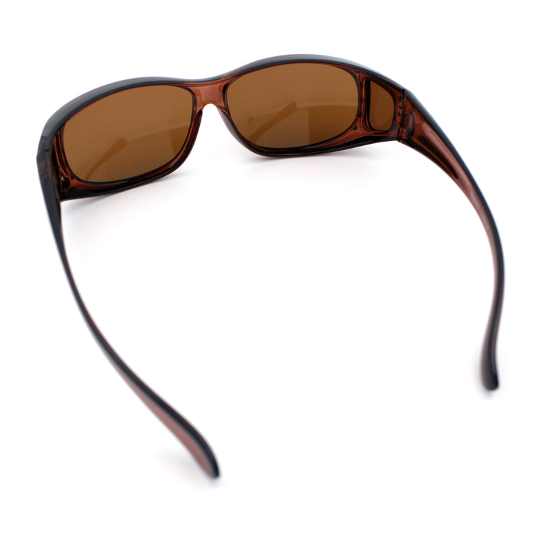 Polarized Womens Small Snug Rhinestone Studded OTG Fit Over Sunglasses